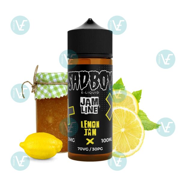 Sadboy - Jam - Lemon Jam 120ml Shortfill