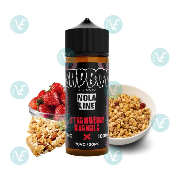 Sadboy - Nola - Strawberry Granola 120ml Shortfill