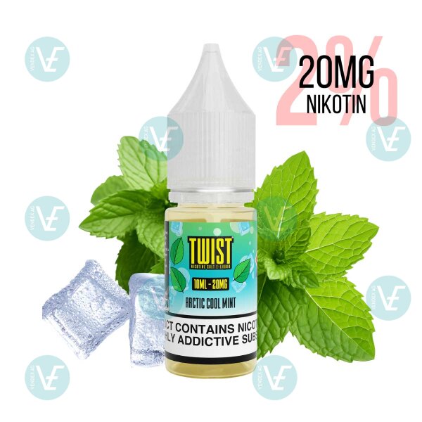 Twist E-Liquids - Artic Cool Mint Nicsalt 20mg/ml