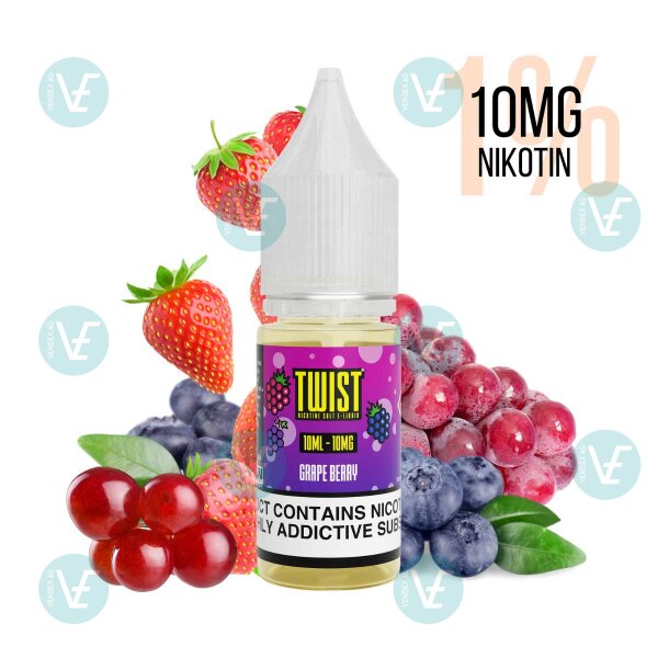 Twist E-Liquids - Grape Berry Nicsalt 10mg/ml