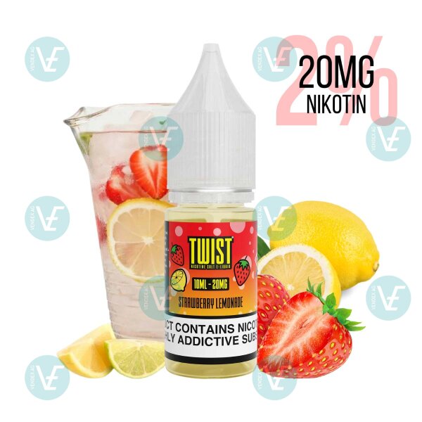Twist E-Liquids - Strawberry Lemonade Nicsalt 20mg/ml