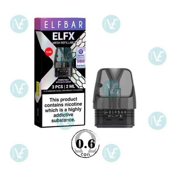 Elfbar - ELFX Ersatzpod 0.6 Ohm