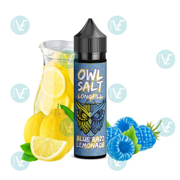 OWL Salt - Blue Razz Lemonade Longfill 10ml in 60ml Flasche