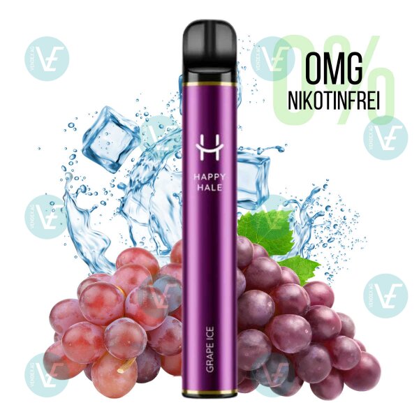 HAPPY HALE - Grape Ice 0mg E-Zigarette ohne Nikotin