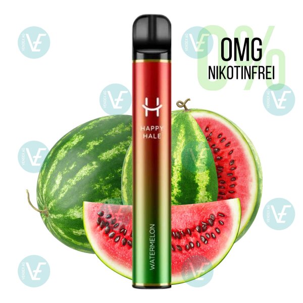 HAPPY HALE - Watermelon 0mg E-Zigarette ohne Nikotin