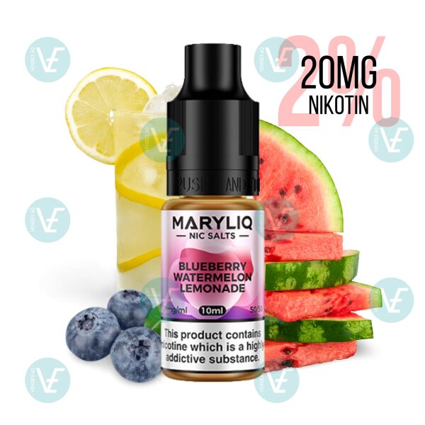 Lost Mary - Nikotin Salz Liquid Maryliq Blueberry Watermelon Lemonade 20mg/ml