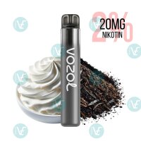 Vozol - Einweg Vape Neon 800 Cream Tobacco 20mg Nikotin Salz