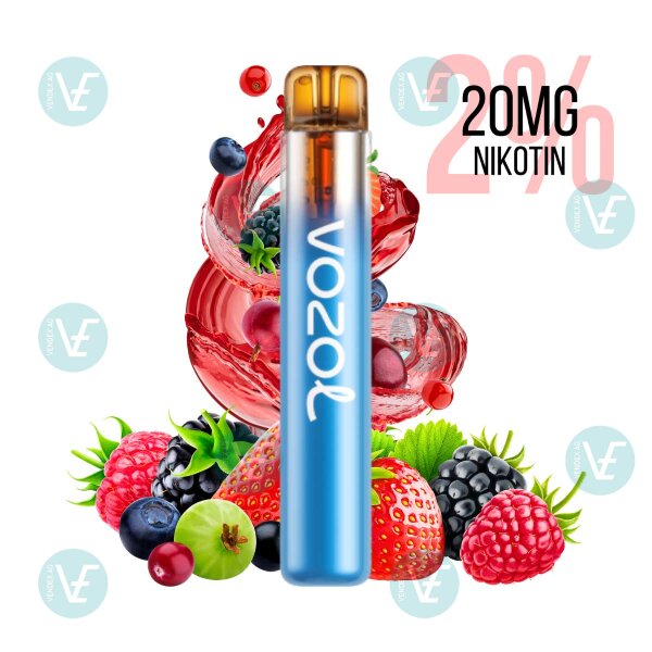 Vozol - Einweg Vape Neon 800 Forest Berry Storm 20mg Nikotin Salz