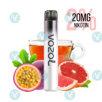 Vozol - Einweg Vape Neon 800 Grapefruit Passionfruit Tea...