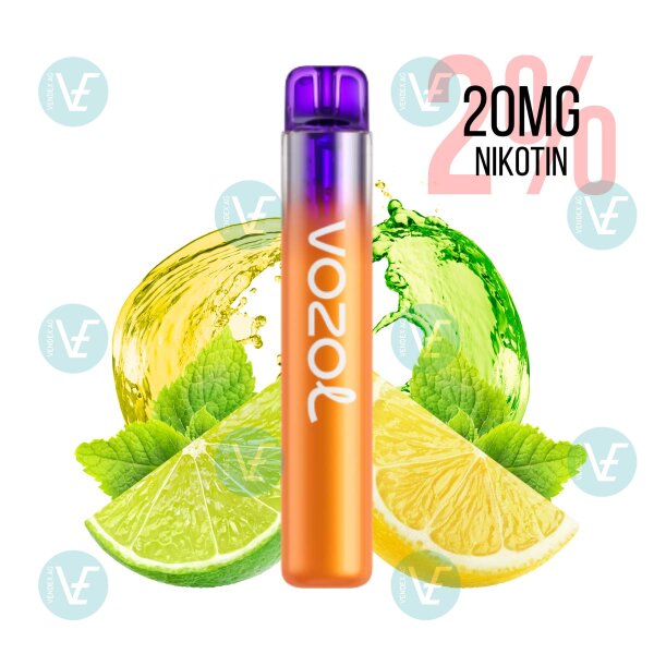 Vozol - Einweg Vape Neon 800 Menthol 20mg Nikotin Salz