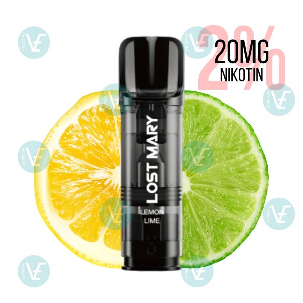 Lost Mary - Pre-Filled Pods Tappo Lemon Lime 20mg/ml Nikotin Salz