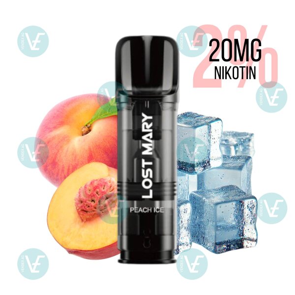 Lost Mary - Pre-Filled Pods Tappo Peach Ice 20mg/ml Nikotin Salz