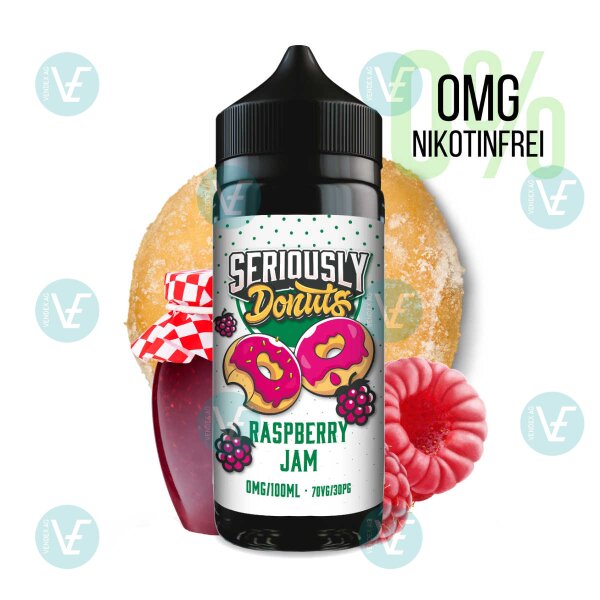 DOOZY VAPE - Seriously Donuts - 120ml Shortfill  Raspberry Jam