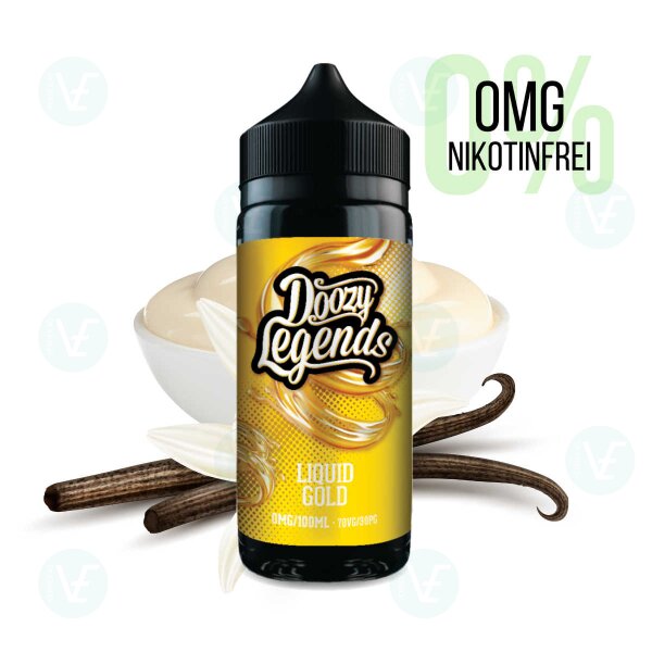DOOZY VAPE - Doozy Legends -120ml Shortfill Liquid Gold