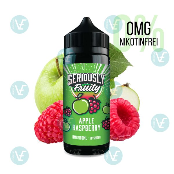 DOOZY VAPE - Seriously Fruity - 120ml Shortfill Apple Raspberry Ohne Nikotin