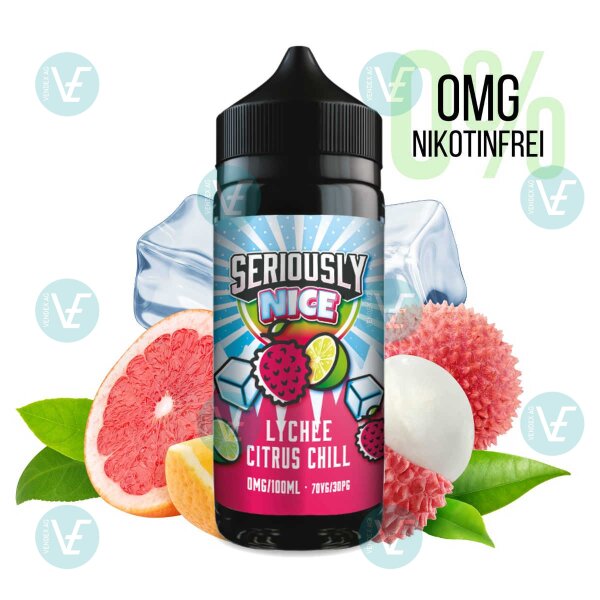 DOOZY VAPE - Seriously Nice 120ml Shortfill Lychee Citrus Chill