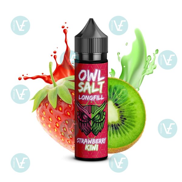 OWL Salt - Longfill 10ml in 60ml Flasche Strawberry Kiwi
