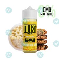 Twist E-Liquids -  120ml Shortfill Banana Oatmeal Ohne...